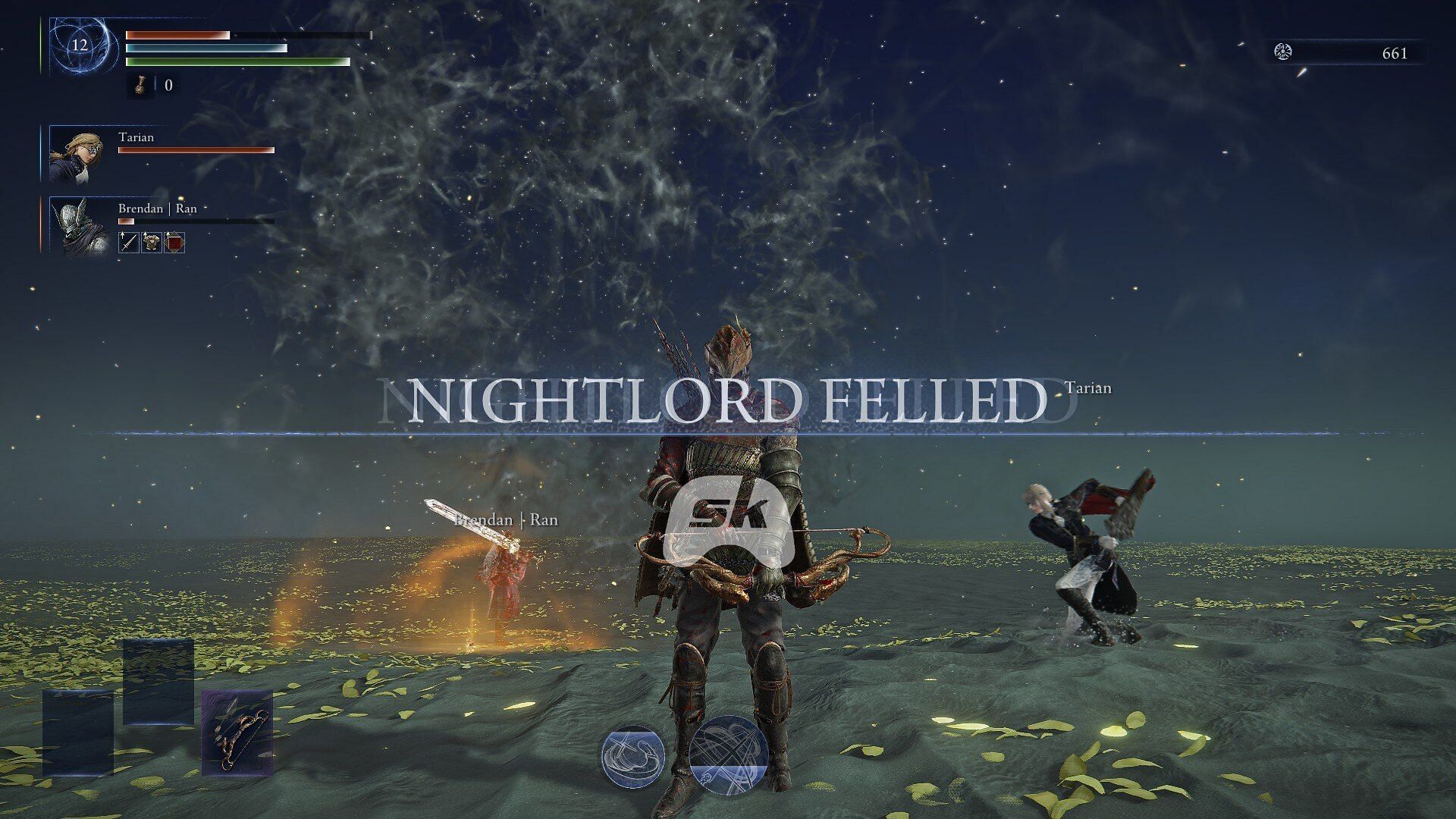 Stay patient, manage the worm mechanic quickly, and keep the pressure on with fire-infused weapons to close out the win. (Image via Sportskeeda Gaming || FromSoftware)